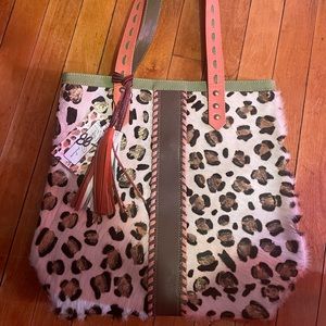 Folklore Couture Cheetah Print Purse